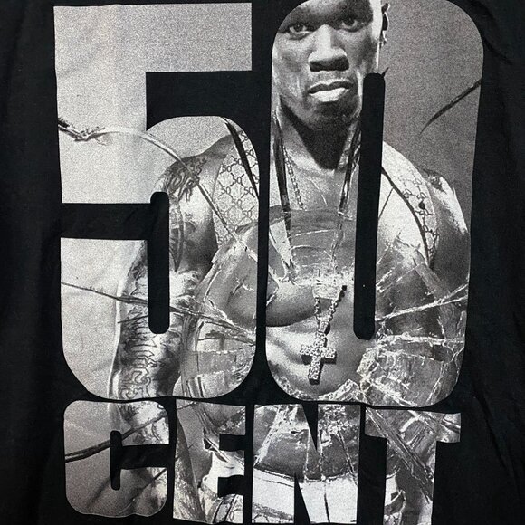 50 Cent Get Rich or Die Tryin' Graphic Design T-Shirt Medium - Picture 2 of 5